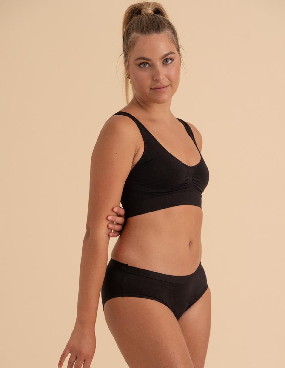 Anaissa Pack 4 Bragas Menstruales Reutilizables Y Ecológicas De Algodón Flujo Abundante Weekly