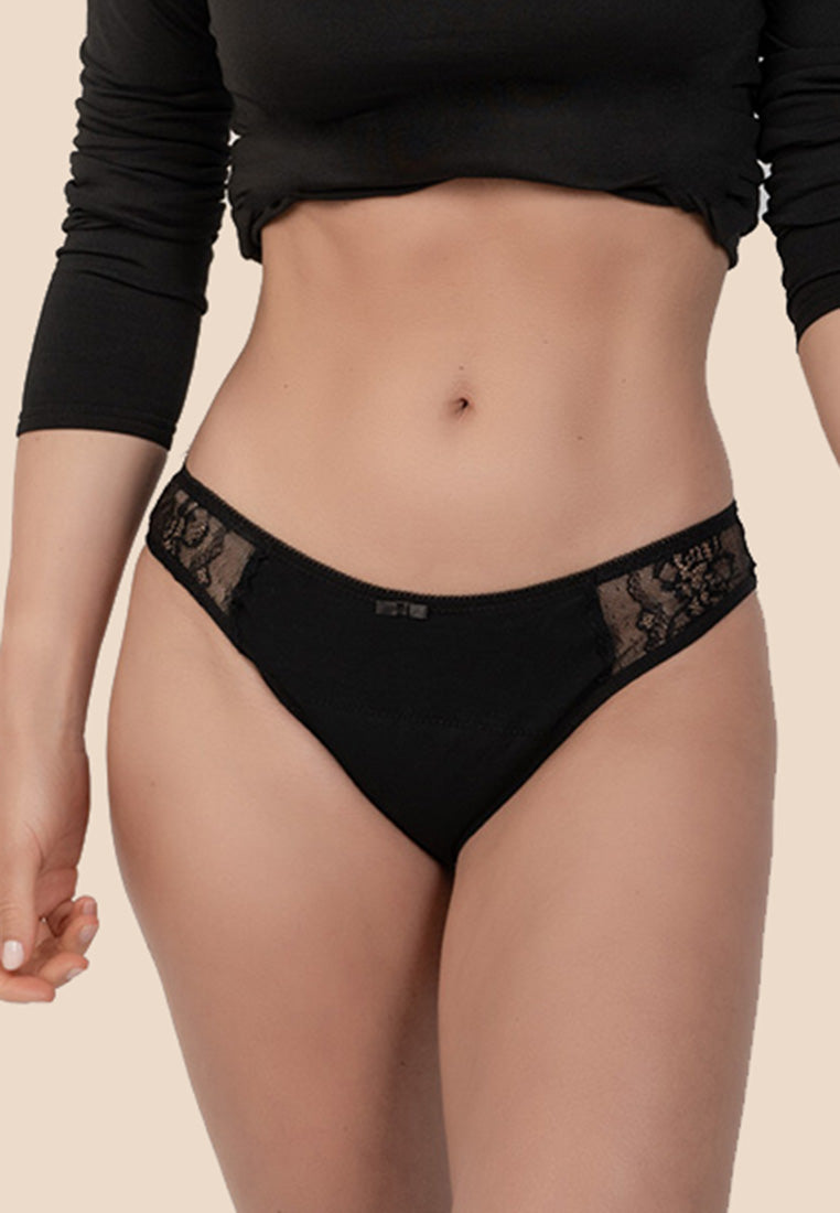 Anaissa Set 5 Bragas Menstruales Reutilizables De Algodón Flujo Abundante Lola