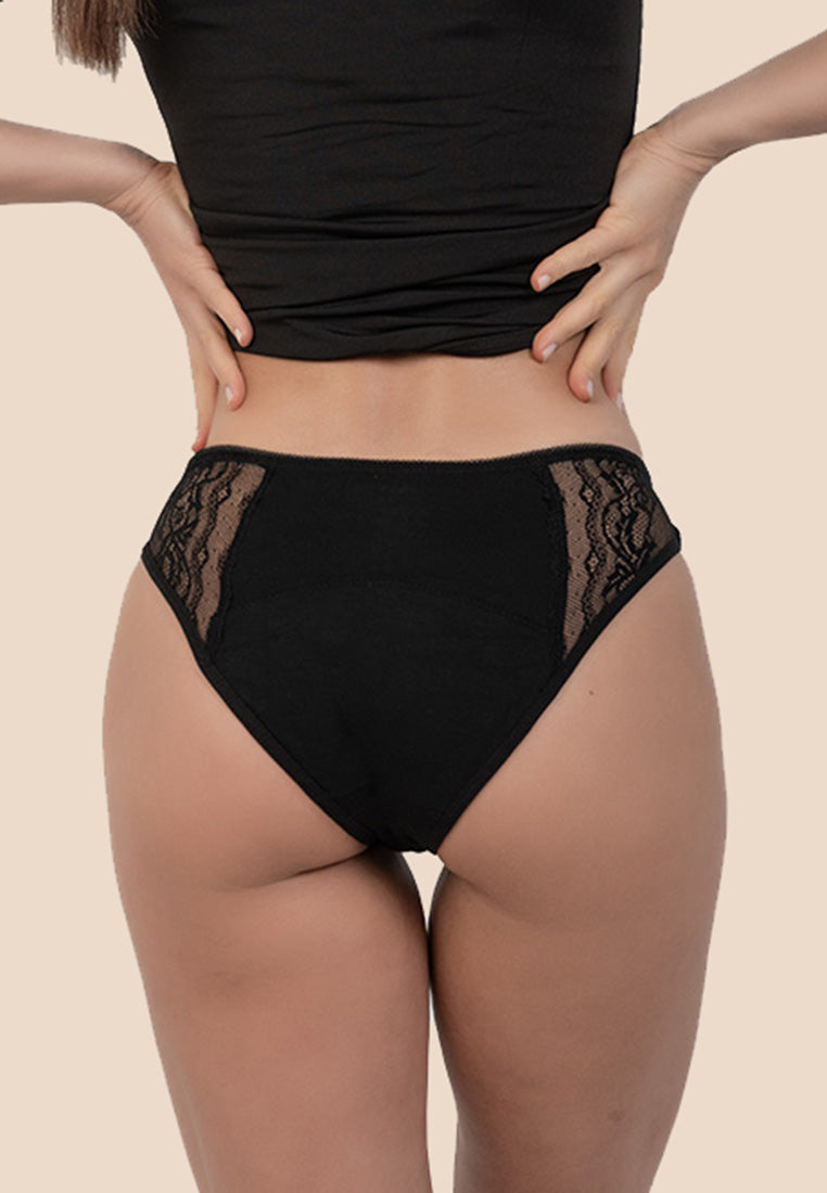 Anaissa Set 5 Bragas Menstruales Reutilizables De Algodón Flujo Abundante Lola