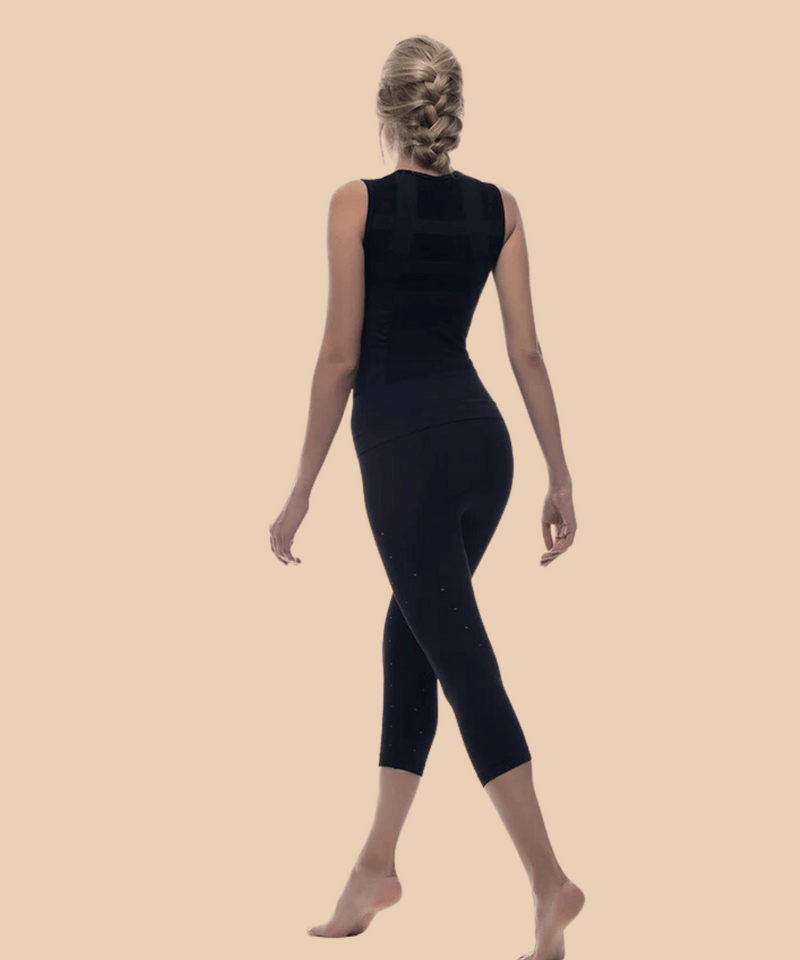 Anaissa Set: Legging y Camiseta deportiva moldeadora con fibra Emana Namasté