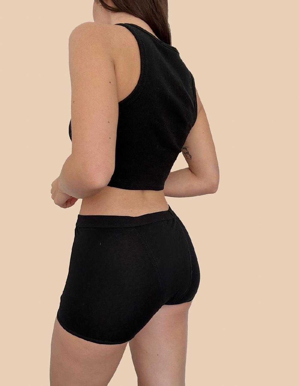 Anaissa Short Menstrual Fabricada En Bambú Flujo Abundante- Incontinencia- Protección De Fugas Amélie