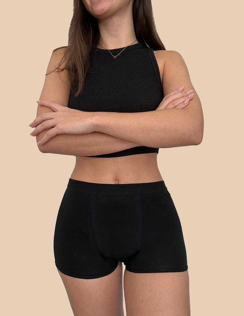 Anaissa Short menstrual fabricada en bambú flujo abundante- Incontinencia- Protección de fugas Amélie