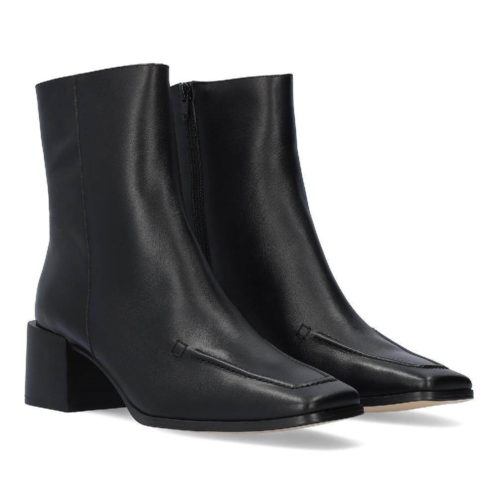 Andres machado Botín piel Negro