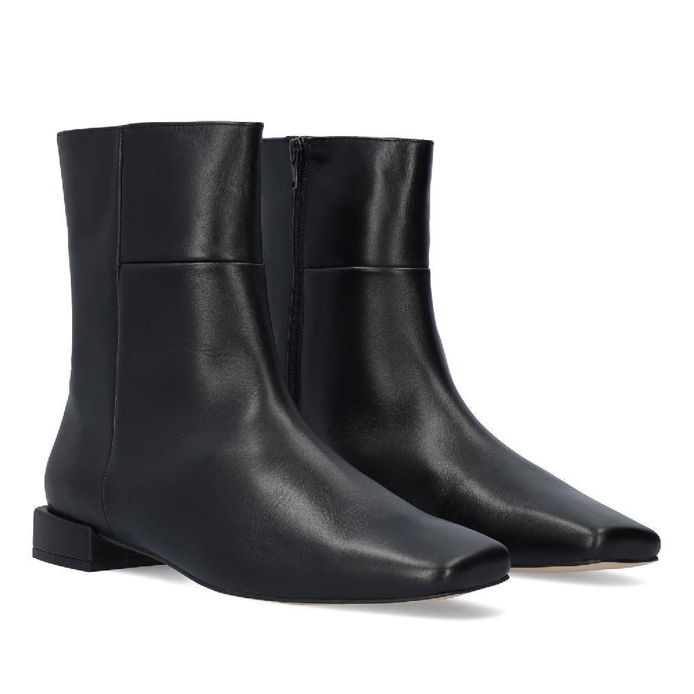 Andres machado Botín piel Negro