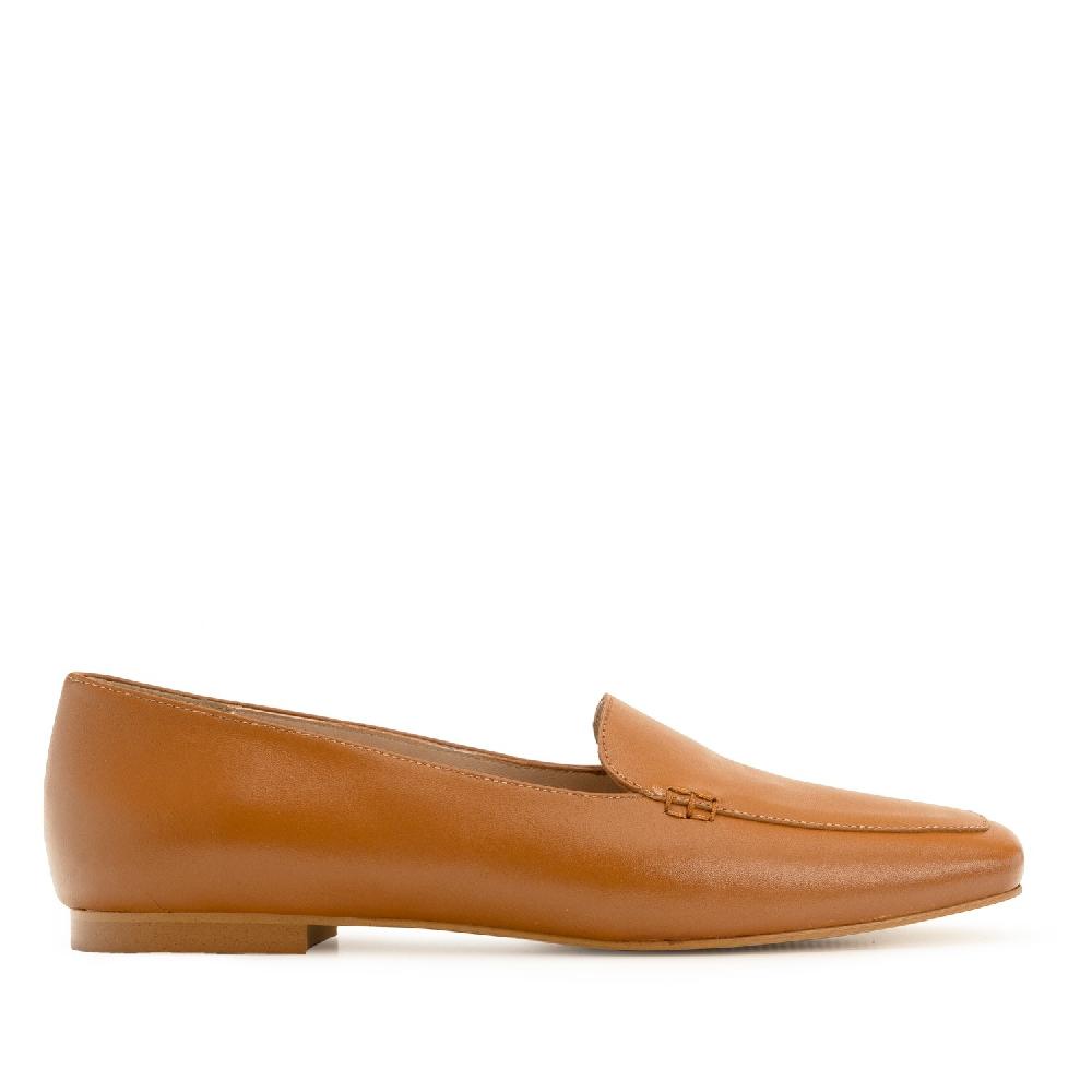 Andres Machado Mocasín En Piel De Color Marrón