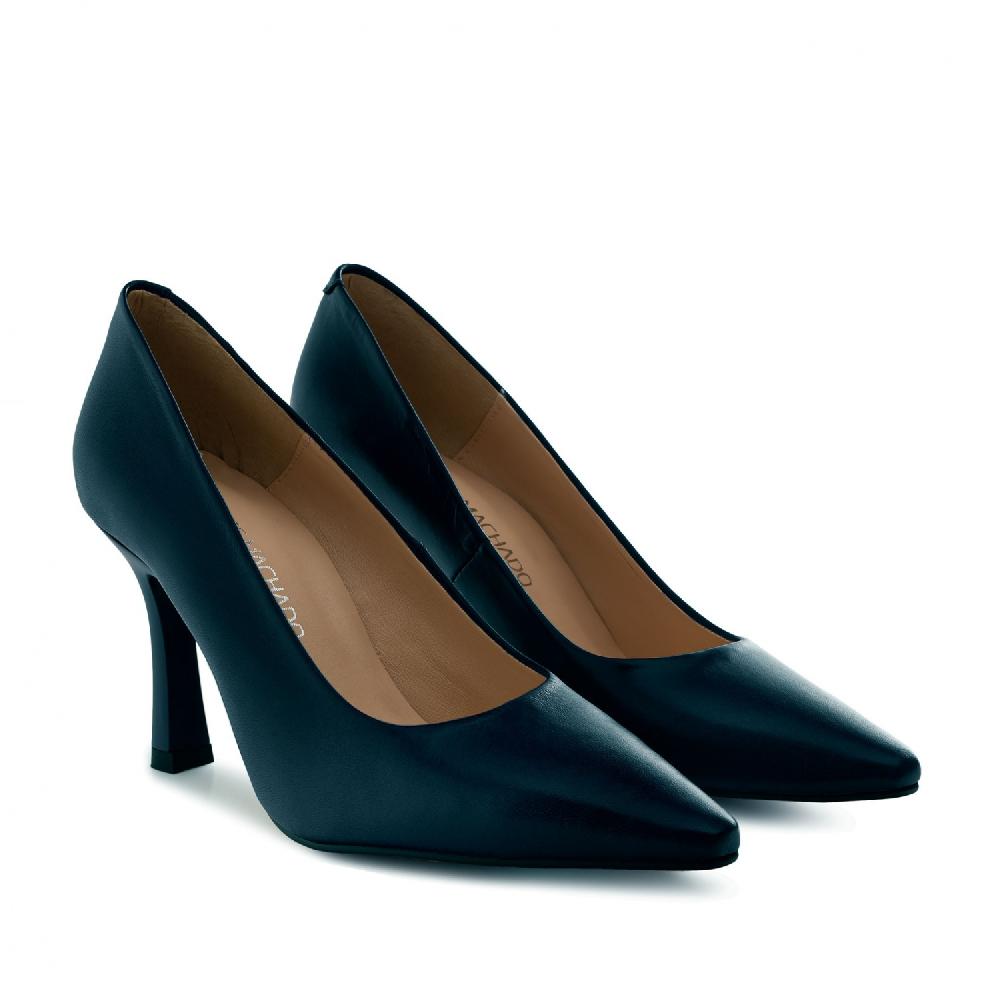 Andres machado Salón en piel de color marino