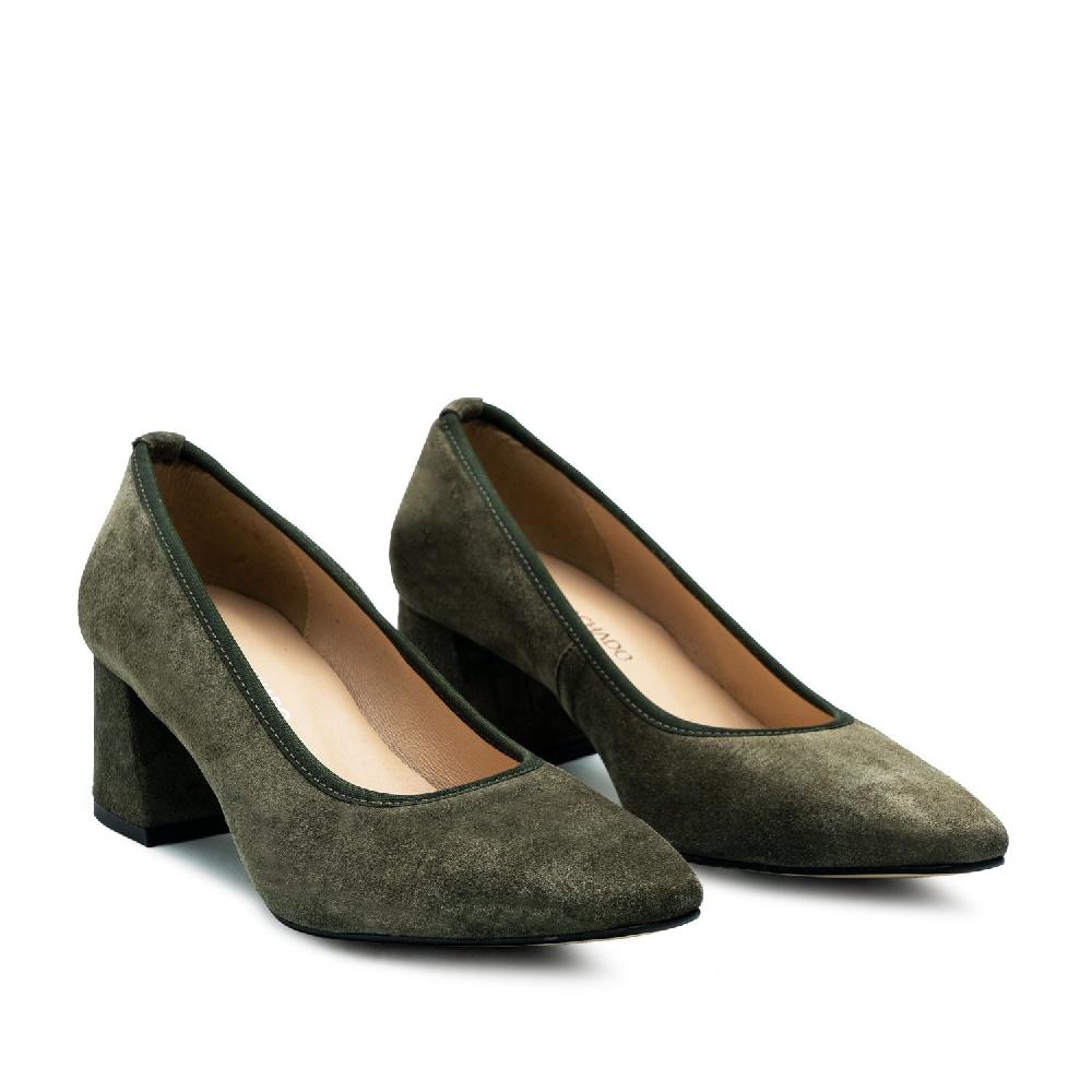 Andres machado Salón en serraje Kaki