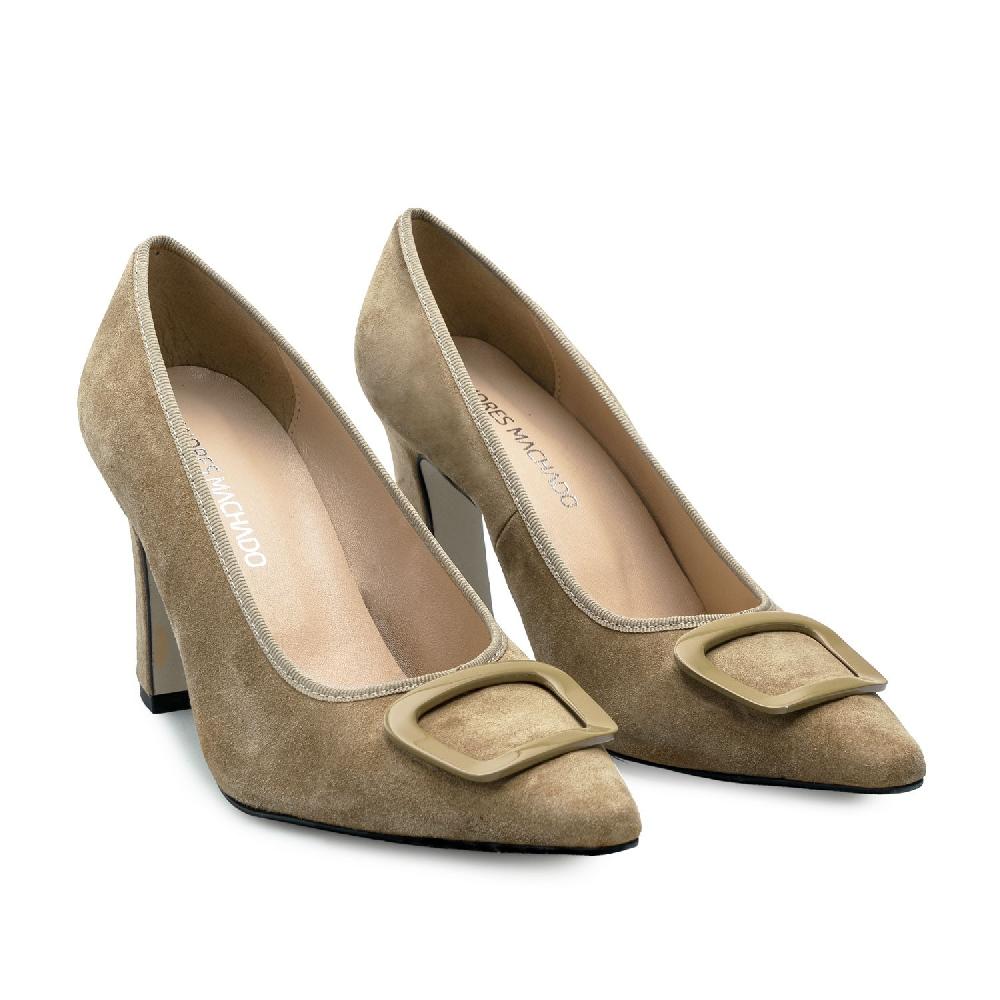 Andres machado Salón en serraje Taupe