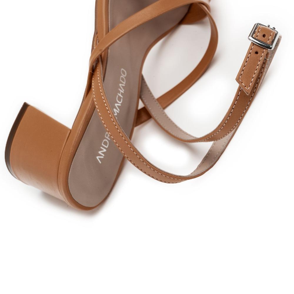 Andres Machado Sandalias De Piel Marron