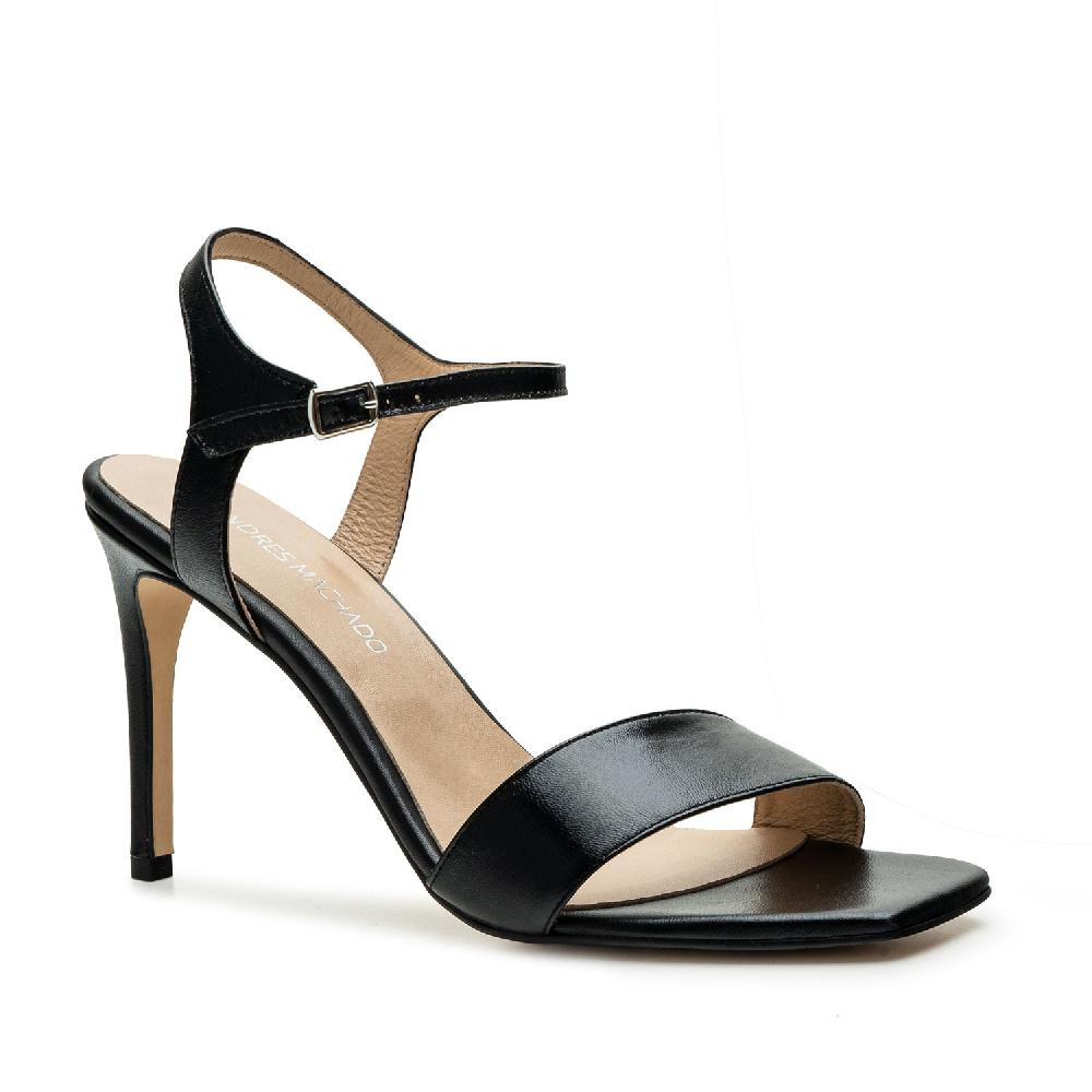 Andres machado Sandalias de piel negro