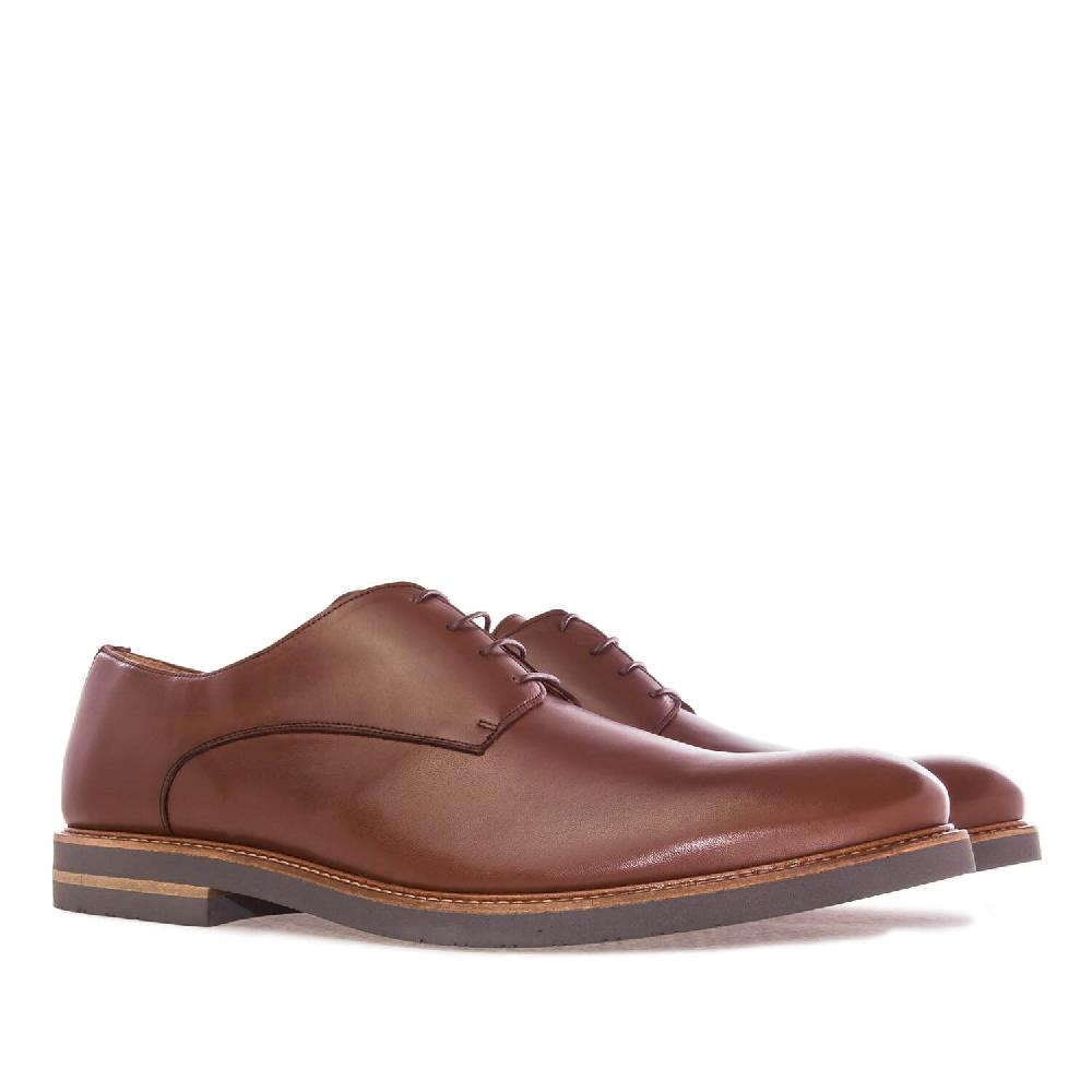 Andres machado Zapato en Cuero Marron