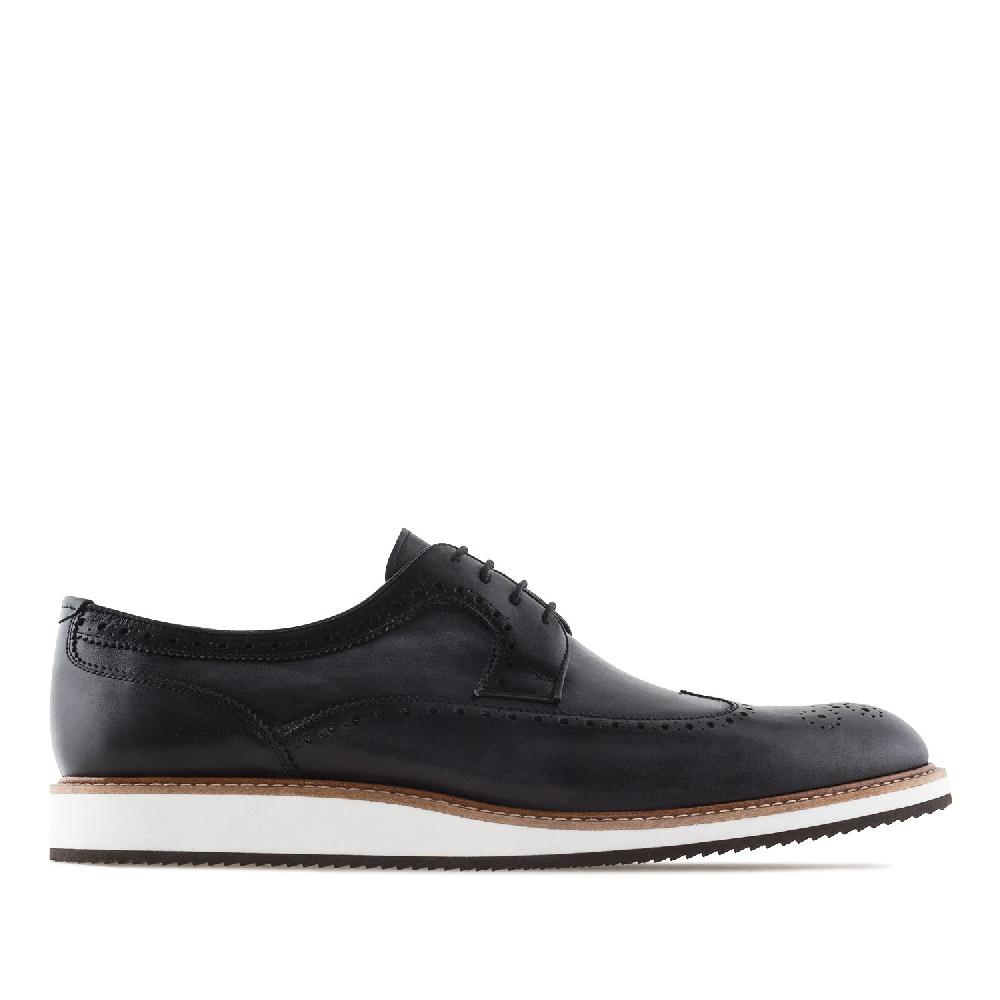 Andres Machado Zapato Oxfort Piel Negro