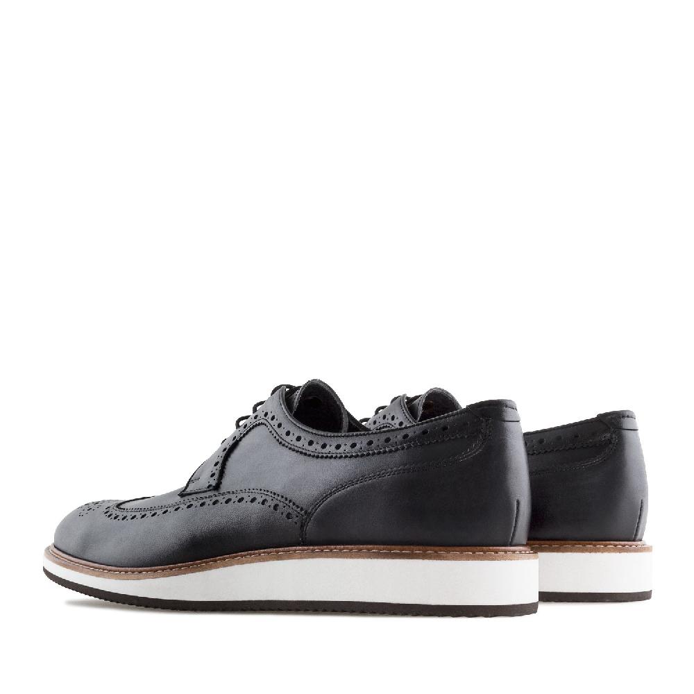 Andres Machado Zapato Oxfort Piel Negro