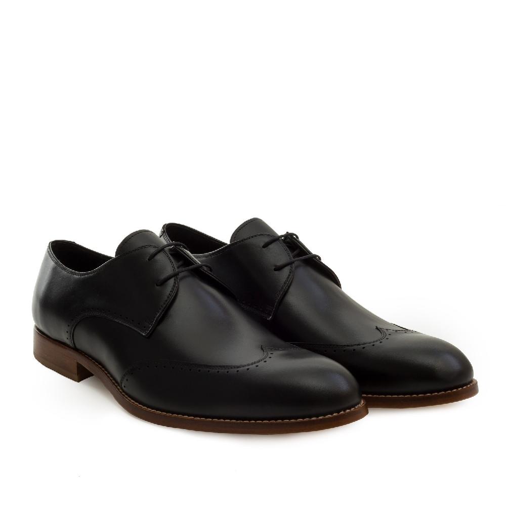 Andres machado Zapatos Blucher Piel Negro