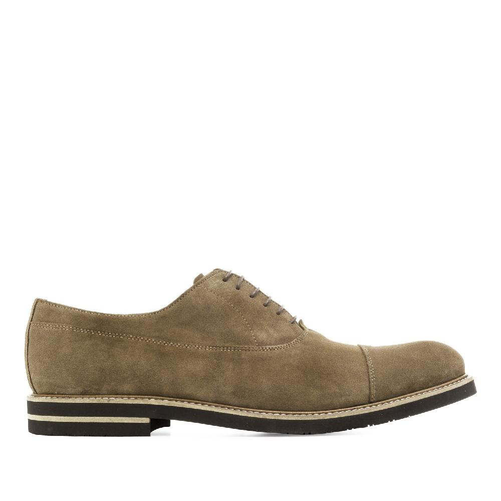 Andres Machado Zapatos Blucher Serraje Beige