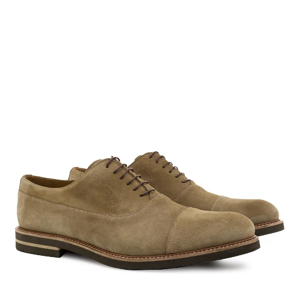 Andres machado Zapatos Blucher Serraje Beige