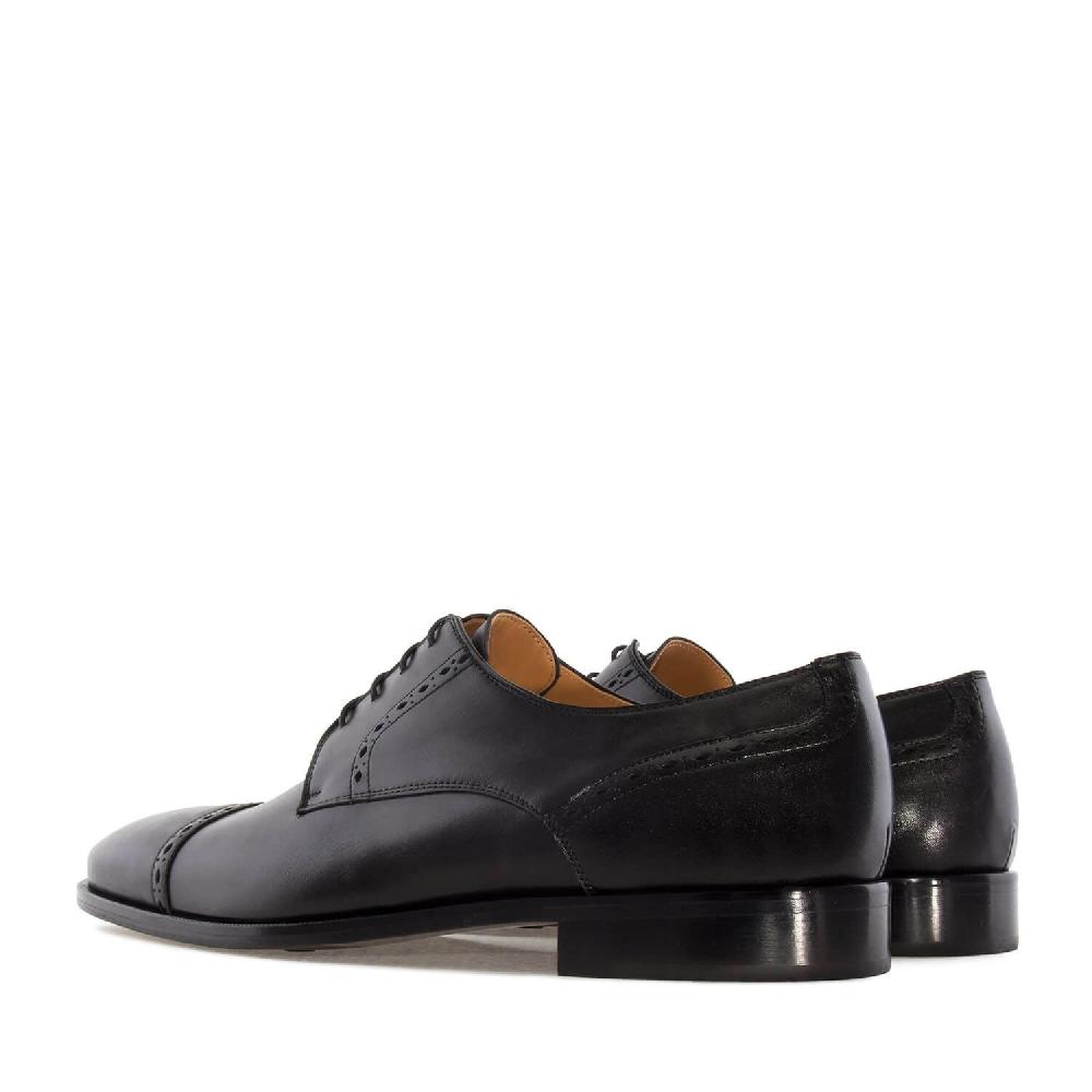 Andres Machado Zapatos En Piel Negro
