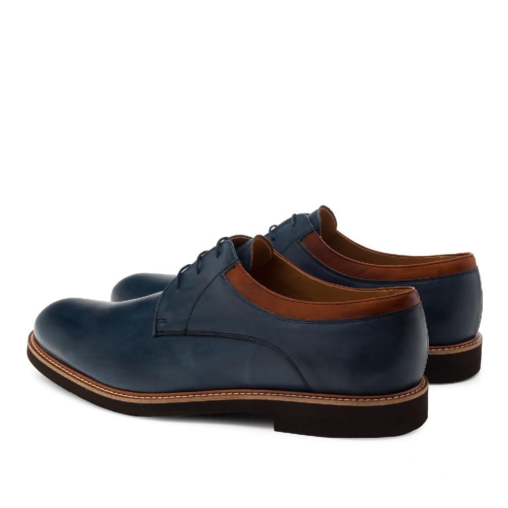 Andres Machado Zapatos Estilo Blucher Azul