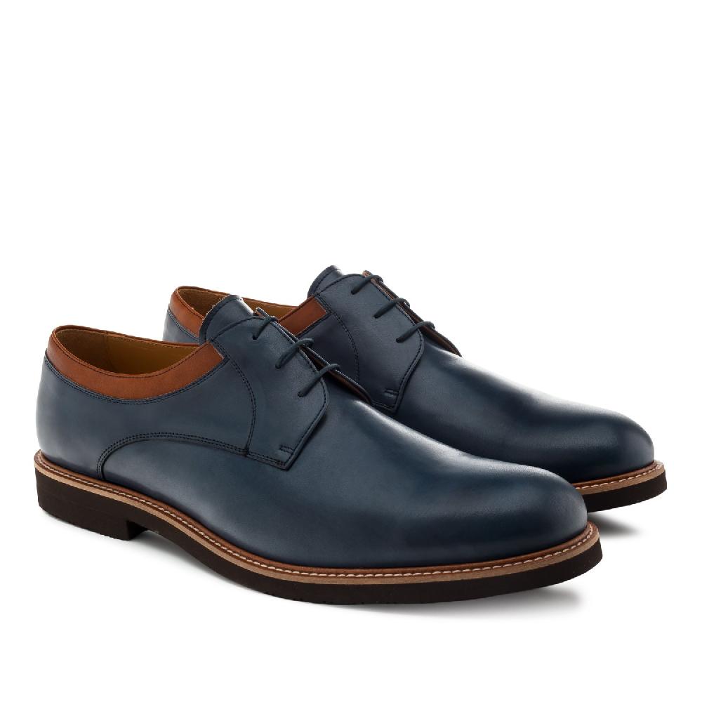 Andres machado Zapatos estilo Blucher Azul