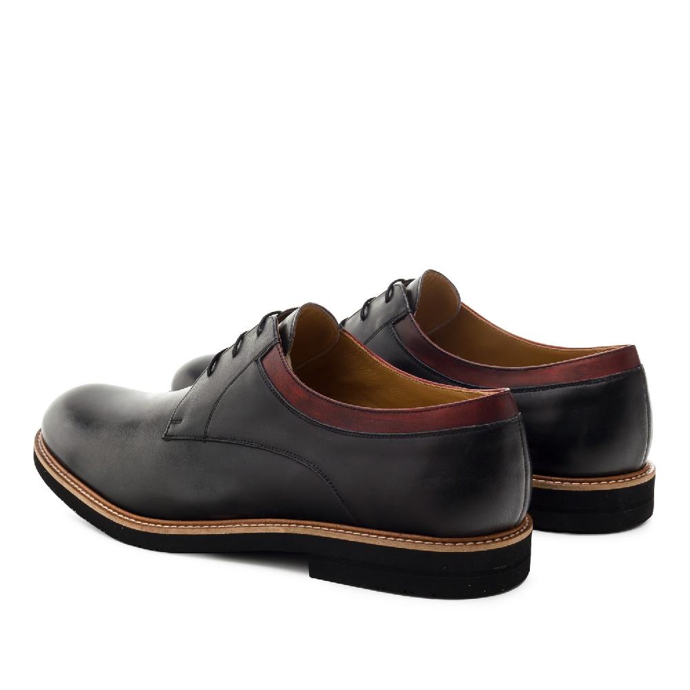 Andres Machado Zapatos Estilo Blucher Negro