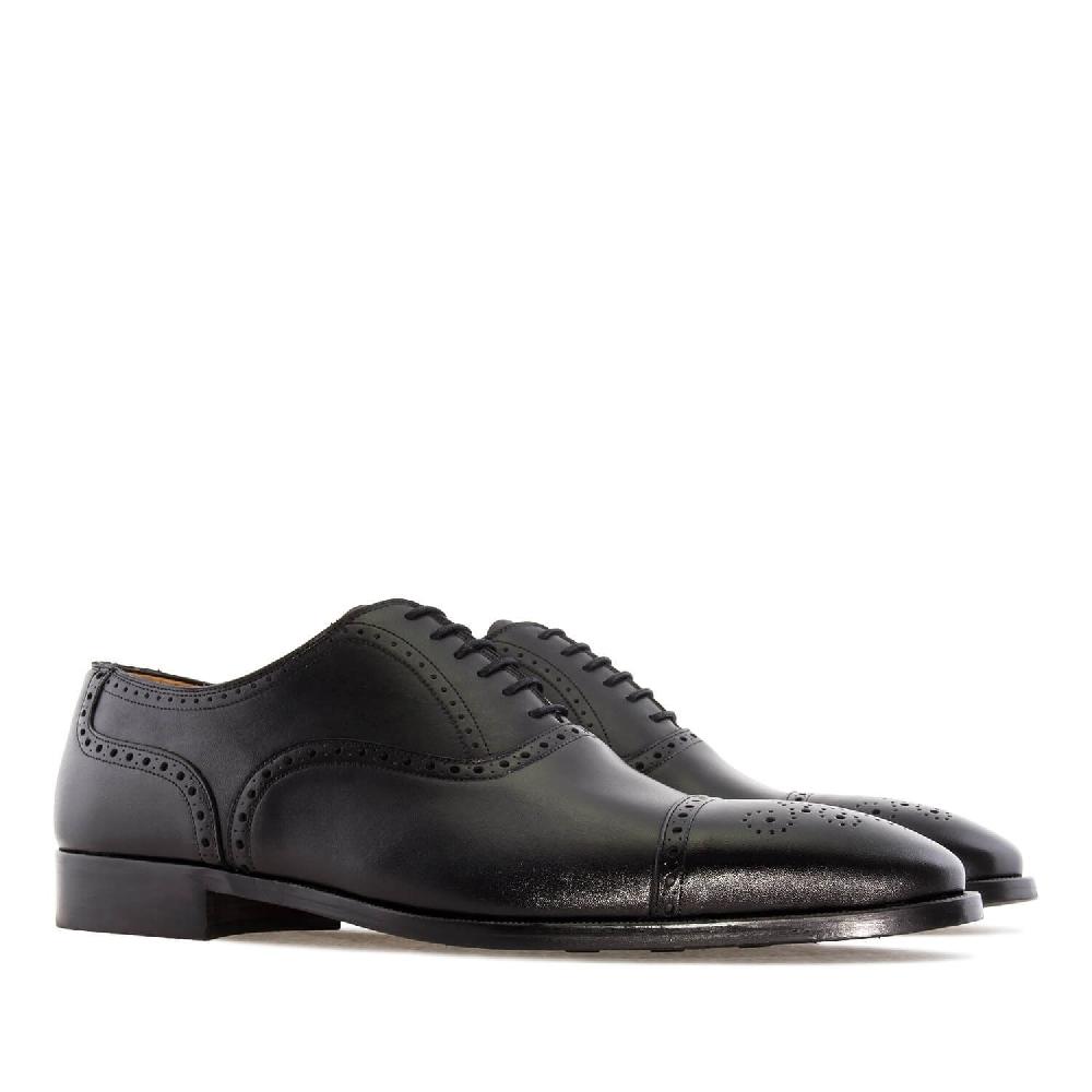 Andres machado Zapatos estilo Oxford en Piel Negro