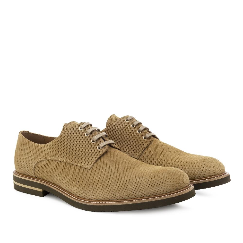 Andres machado Zapatos Serraje Camel