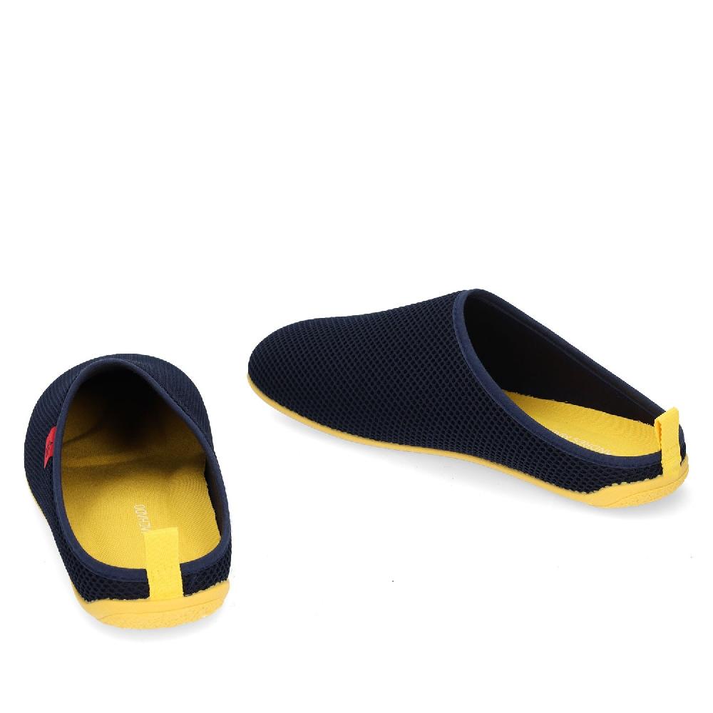 Andres Machado Zapatillas Unisex De Estar Por Casa De Verano En Rejilla Marino