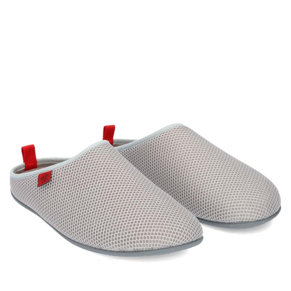 Andres Machado Zapatillas Unisex De Estar Por Casa De Verano En Rejilla Gris