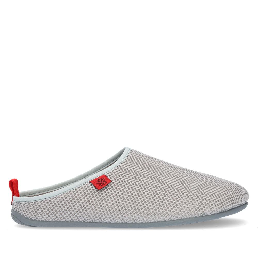 Andres Machado Zapatillas Unisex De Estar Por Casa De Verano En Rejilla Gris