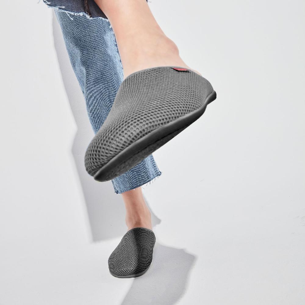 Andres machado Zapatillas Unisex de estar por casa de Verano en Rejilla Gris