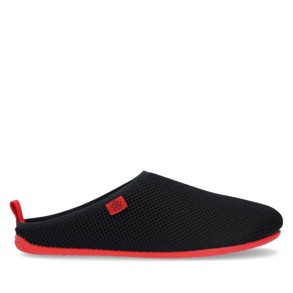 Andres Machado Zapatillas Unisex De Estar Por Casa De Verano En Rejilla Negro