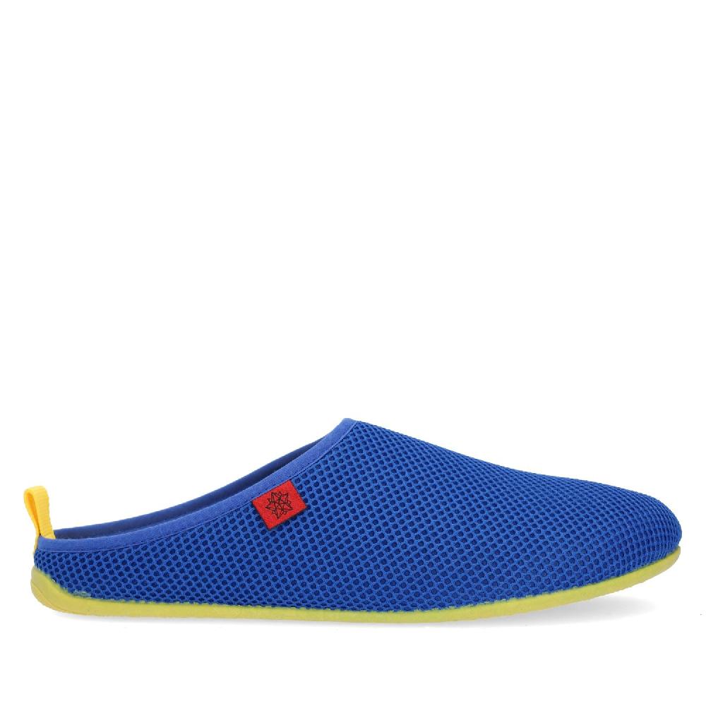 Andres Machado Zapatillas Unisex De Estar Por Casa De Verano En Rejilla Azul Klein