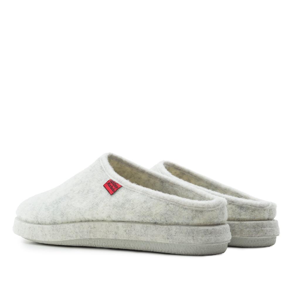 Andres Machado Zapatillas Unisex En Tejido Fieltro Blanco