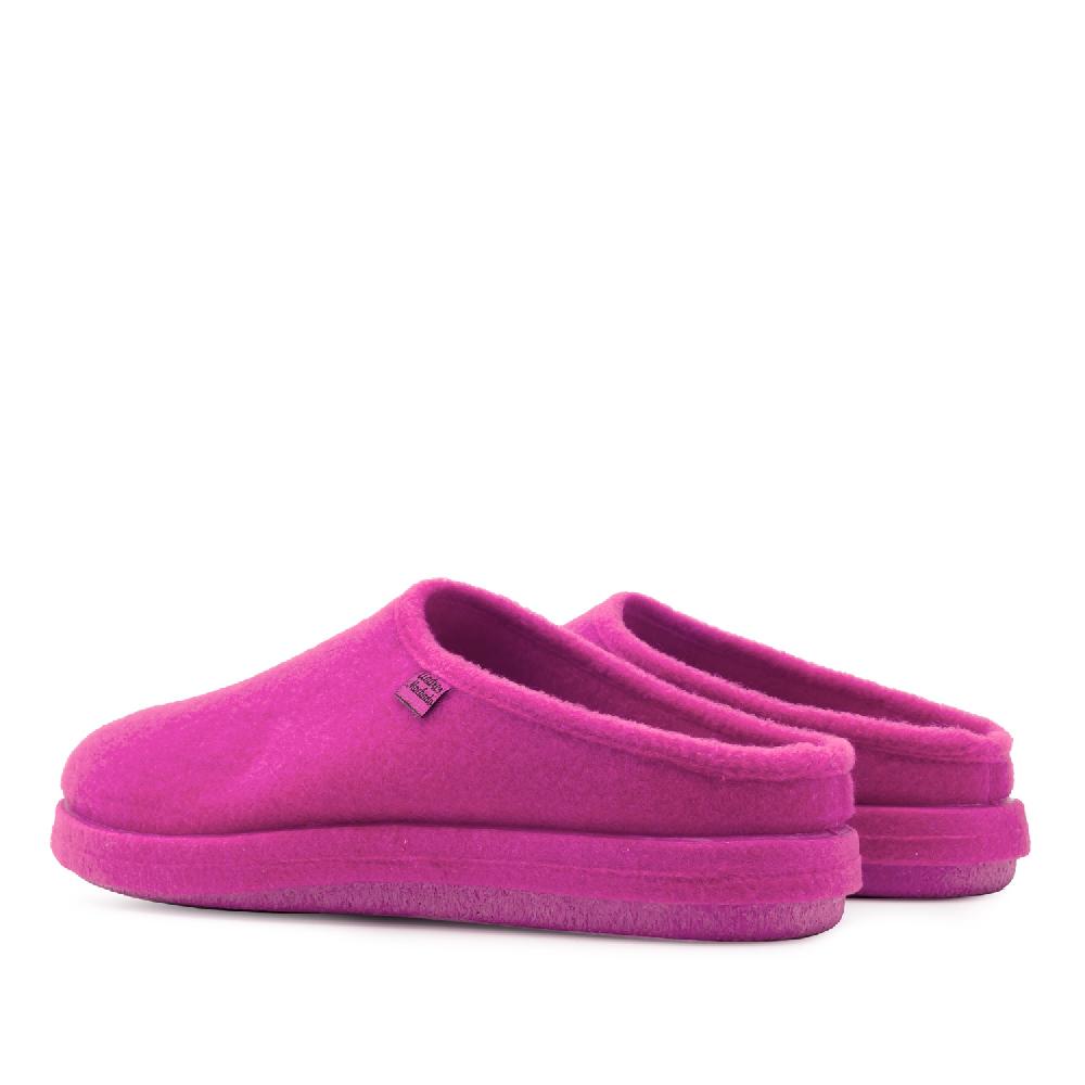 Andres Machado Zapatillas Unisex En Tejido Fieltro Fuxia