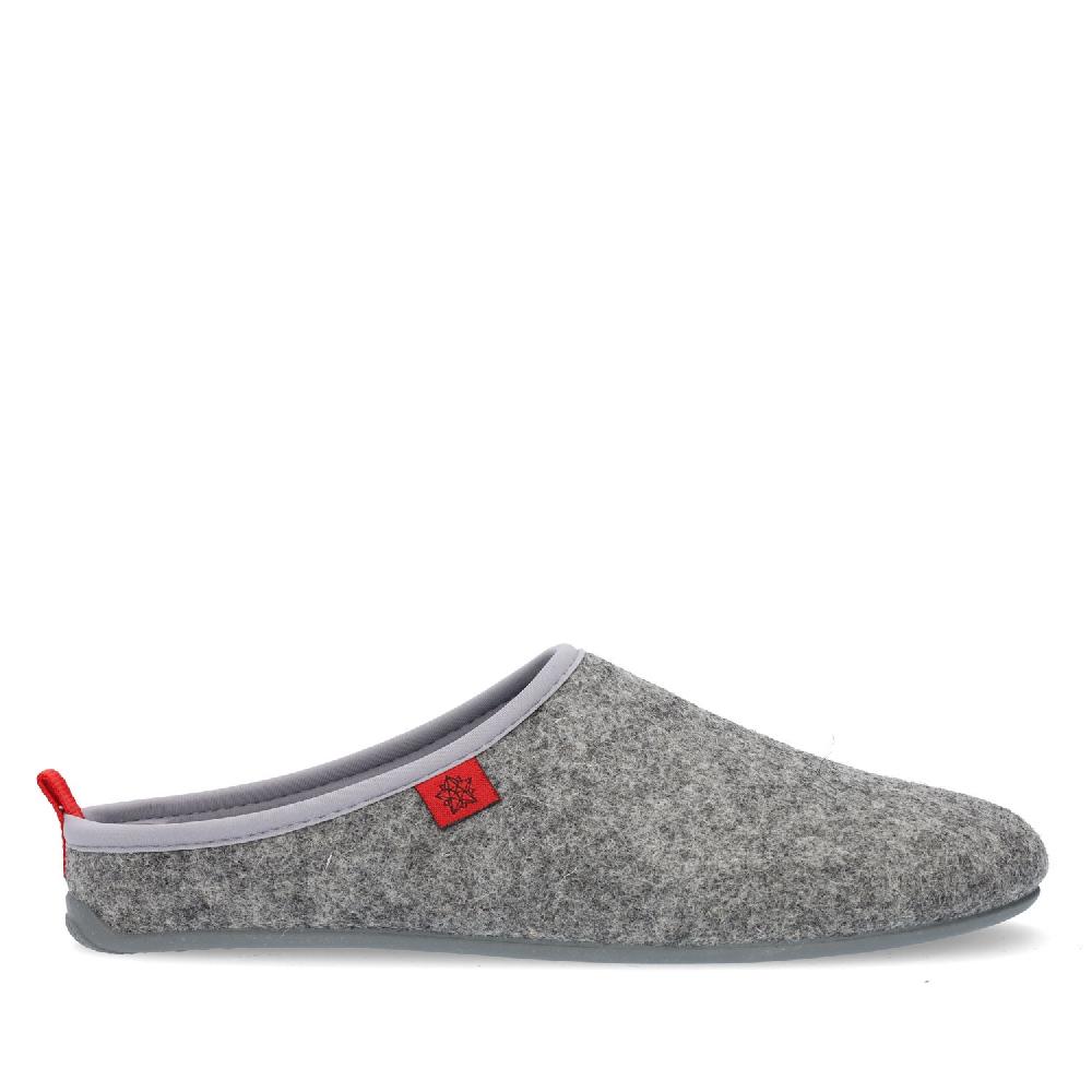 Andres Machado Zapatillas Unisex En Tejido Fieltro Gris