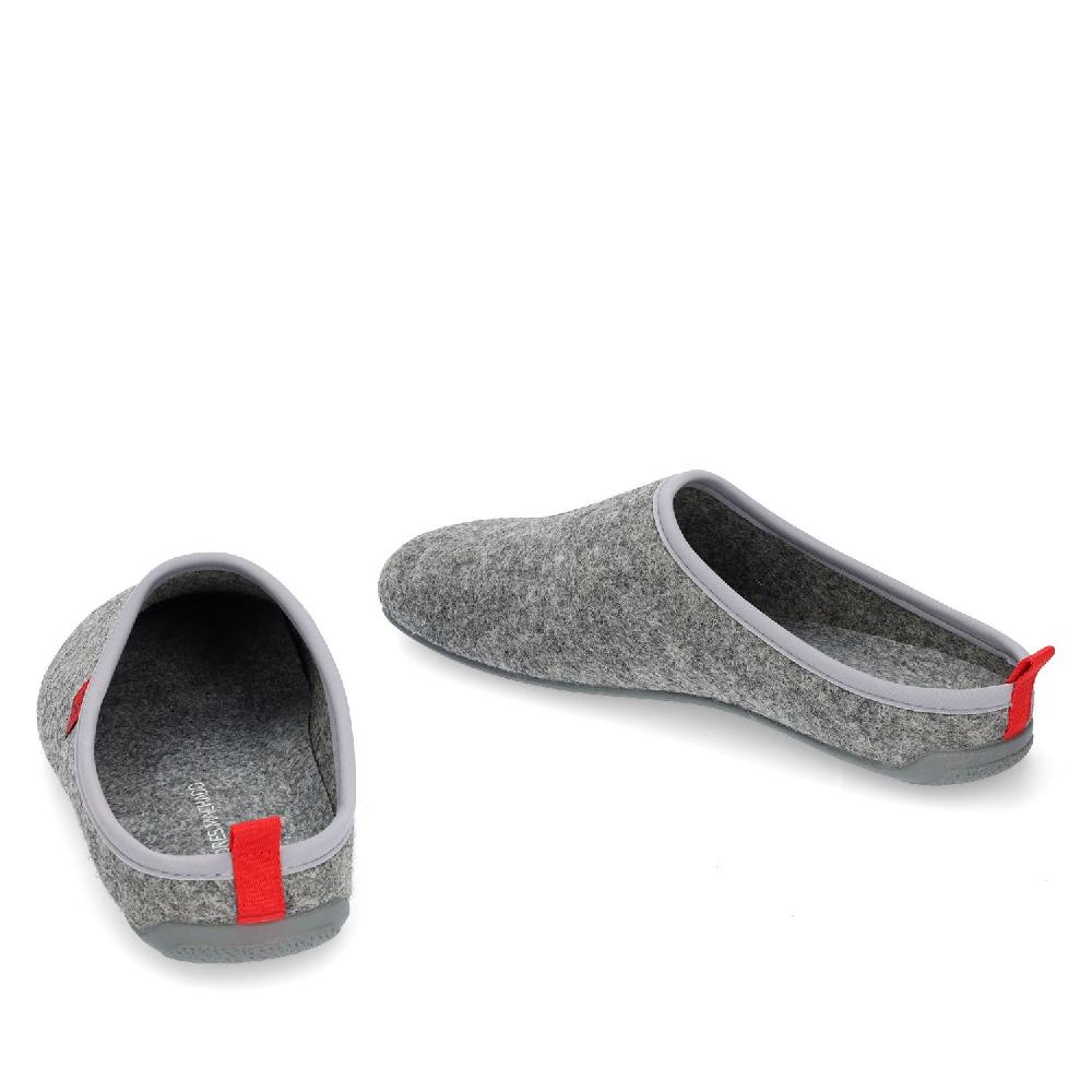 Andres Machado Zapatillas Unisex En Tejido Fieltro Gris