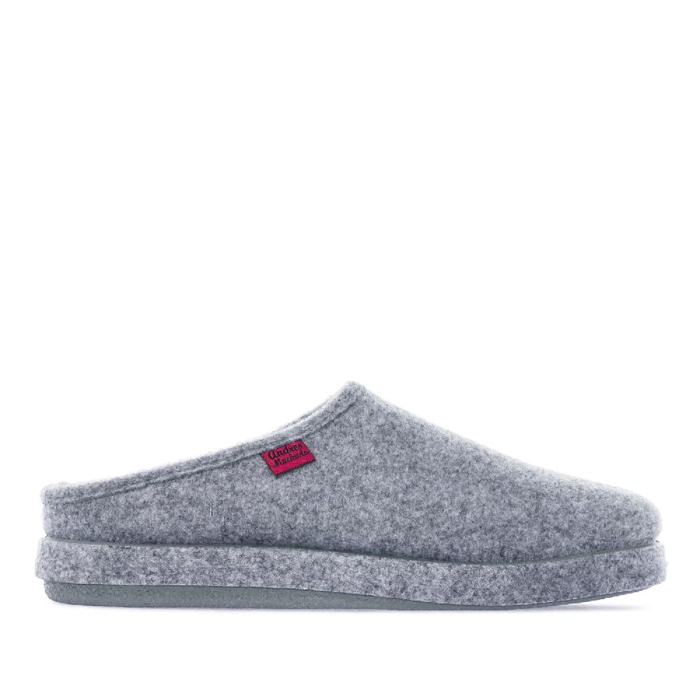Andres Machado Zapatillas Unisex En Tejido Fieltro Gris