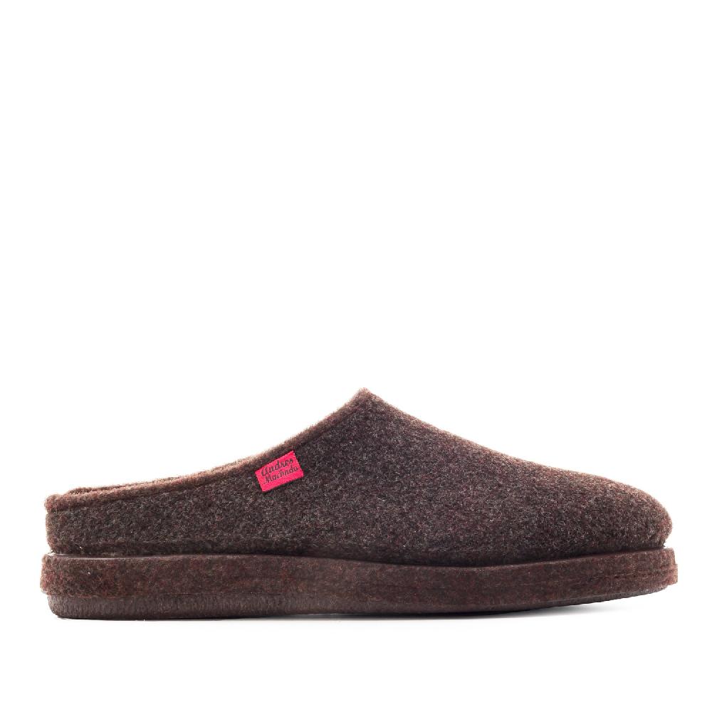 Andres Machado Zapatillas Unisex En Tejido Fieltro Marrón