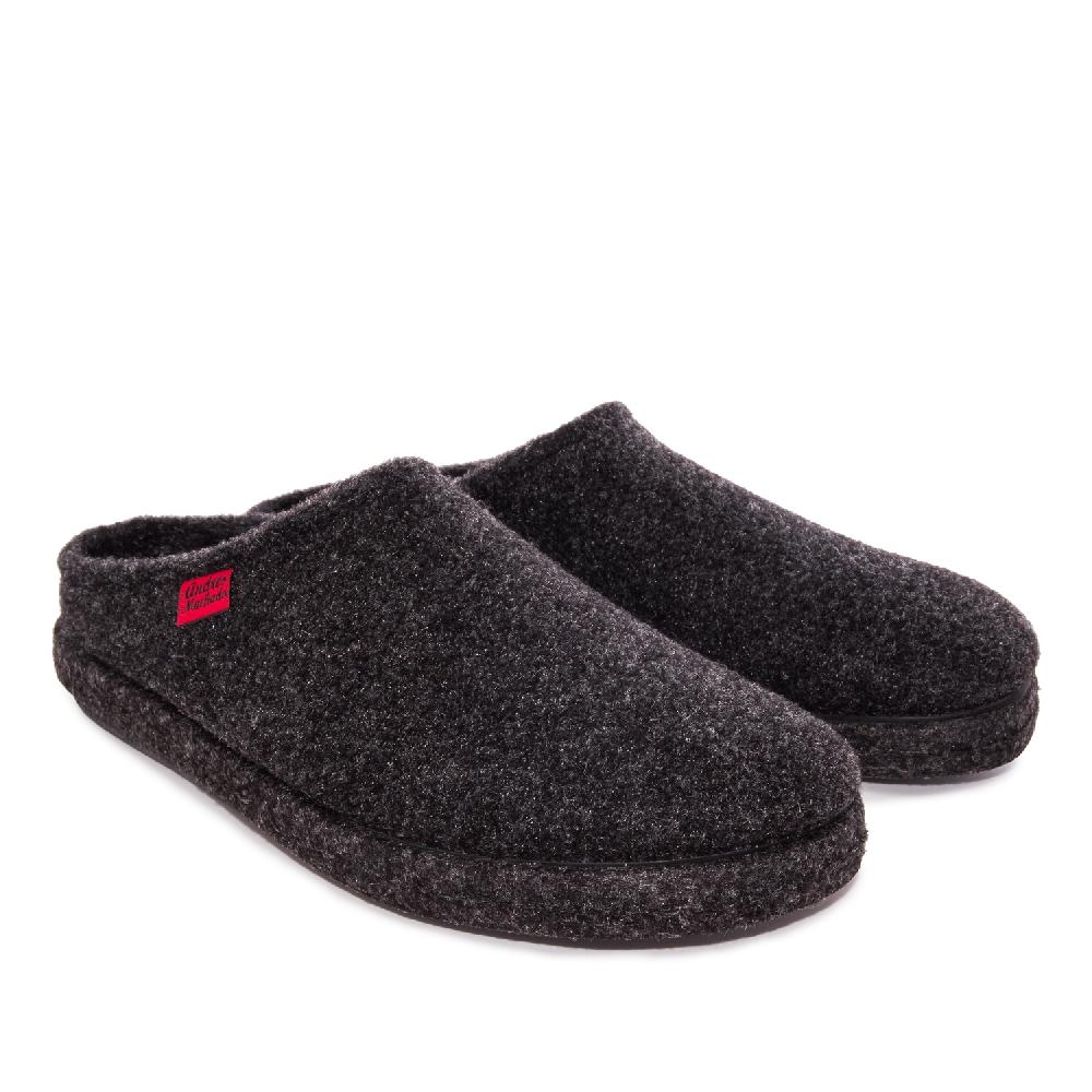 Andres machado Zapatillas Unisex en Tejido Fieltro Negro