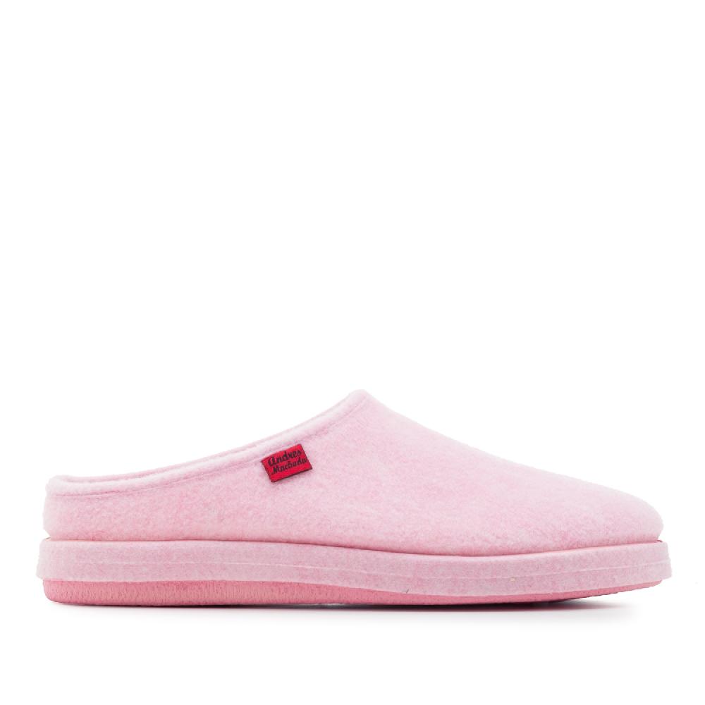 Andres Machado Zapatillas Unisex En Tejido Fieltro Rosa