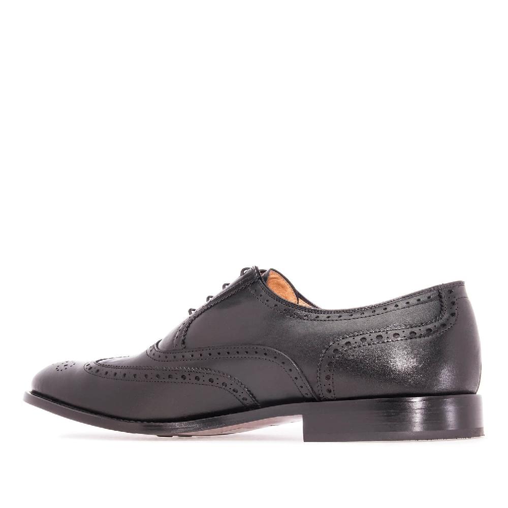 Andres Machado Zapato De Caballero Estilo Oxford En Piel Negro