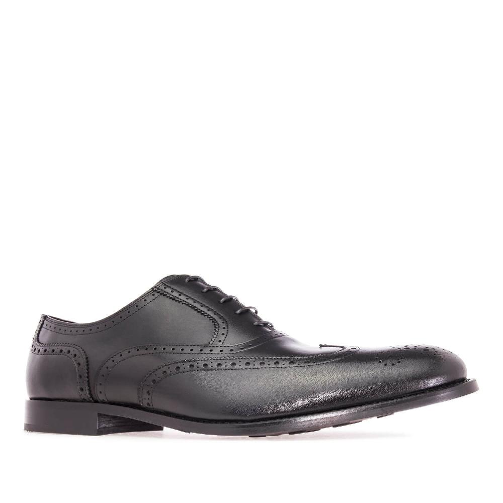 Andres machado Zapato de Caballero estilo Oxford en Piel Negro
