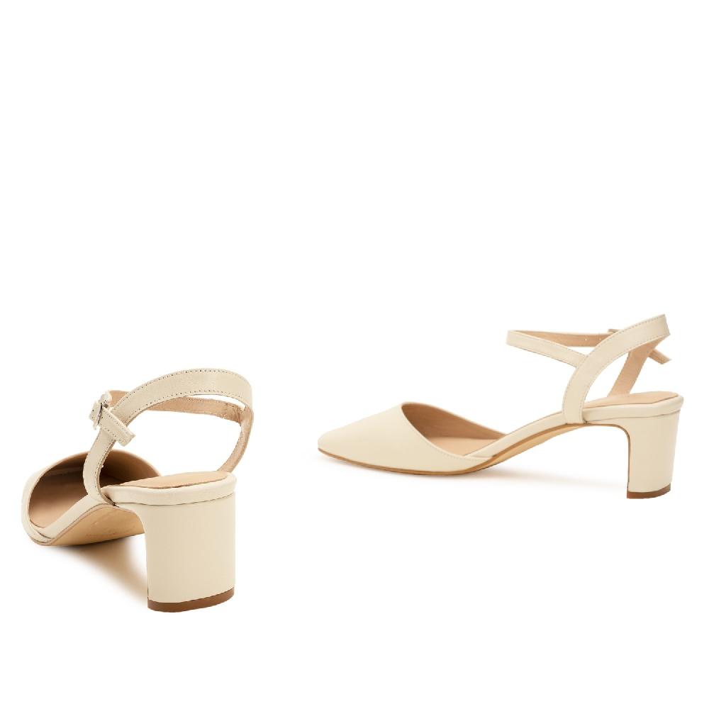 Andres Machado Zapato Destalonado Tacón En Piel Hielo