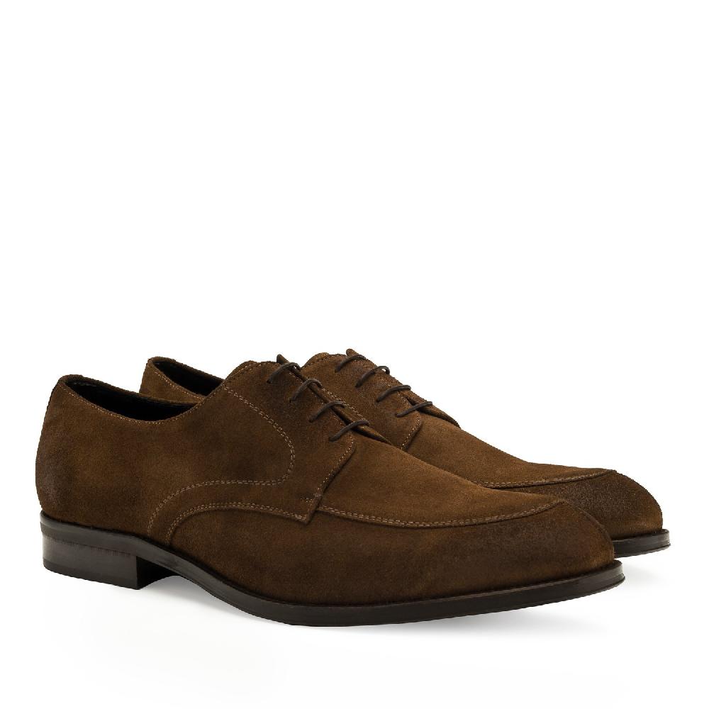 Andres machado Zapatos Blucher Serraje Cepillo Roble