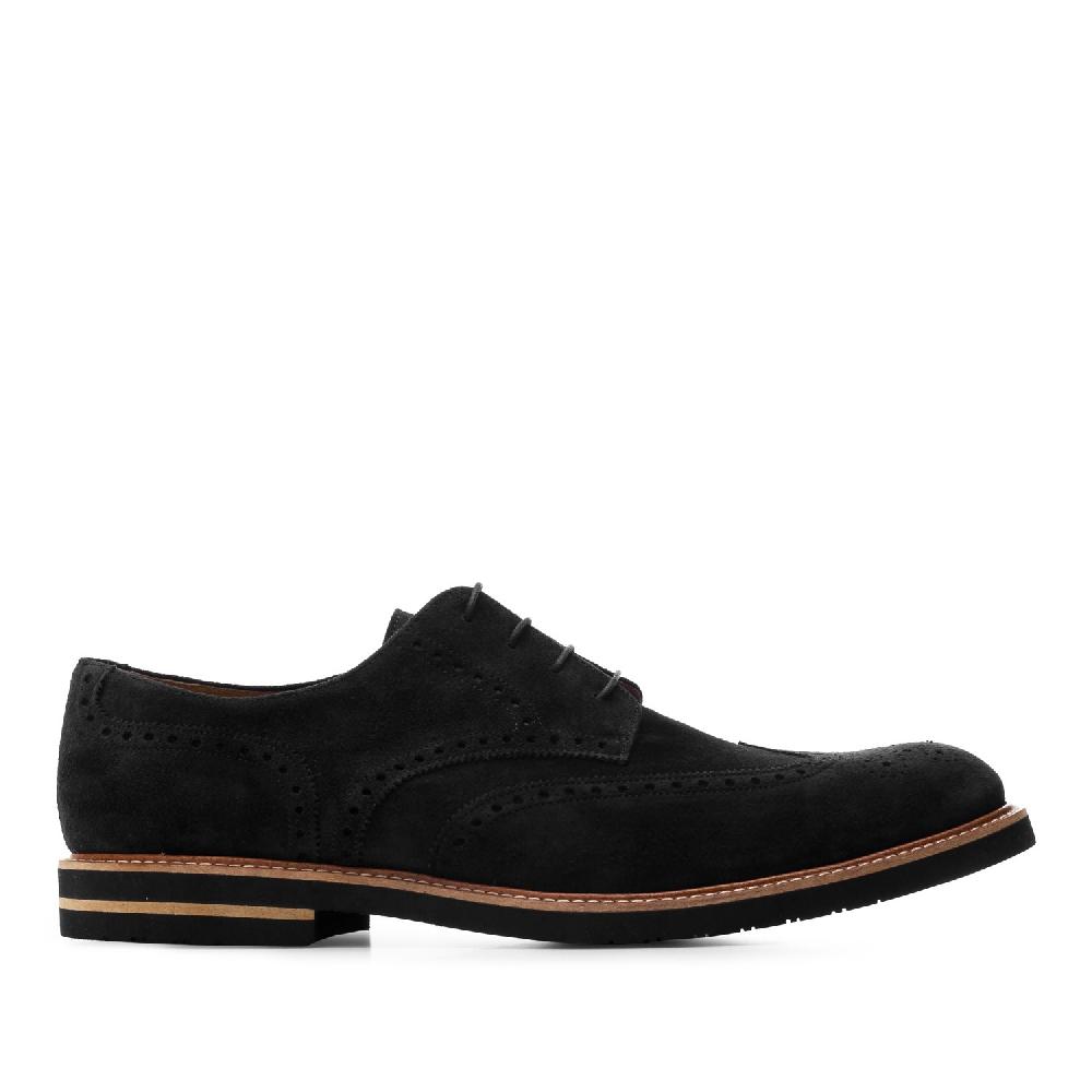 Andres Machado Zapatos Estilo Blucher Serraje Negro