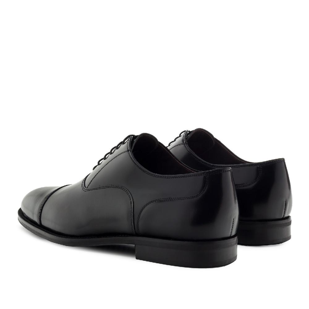 Andres Machado Zapatos Estilo Oxford En Antic Negro