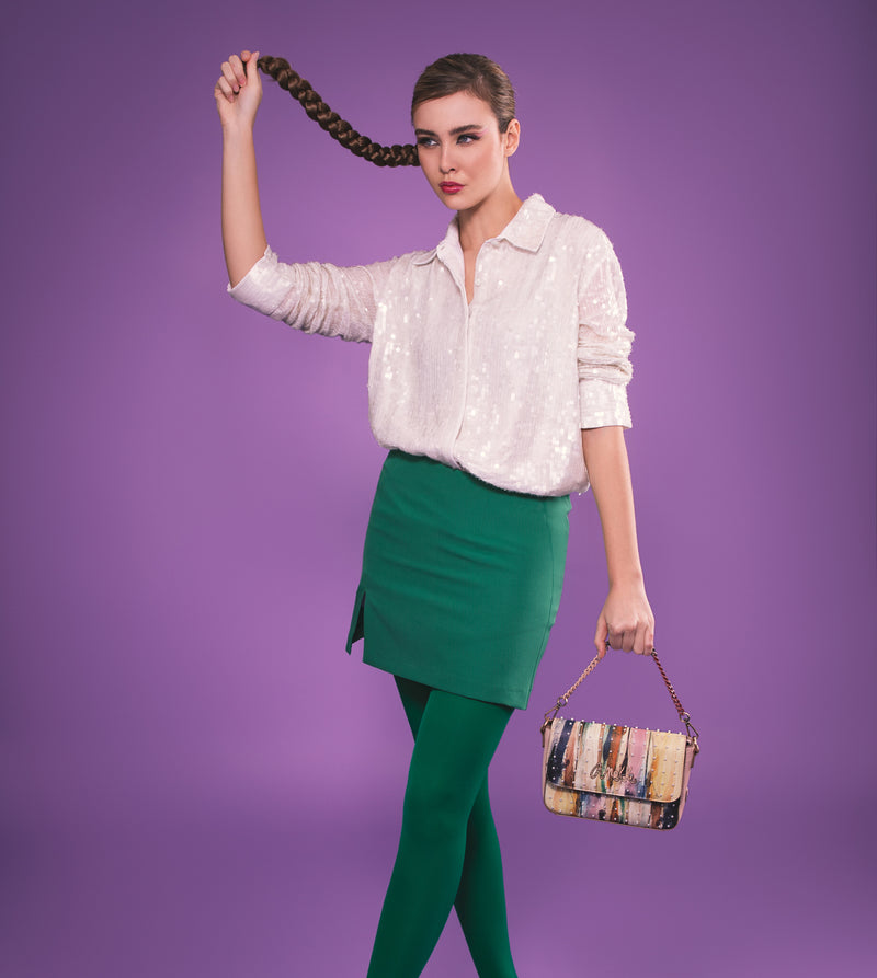 Anekke Anekke Studio nude baguette bag