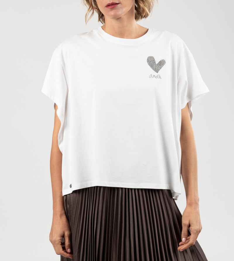 Anekke Anekke white crop top