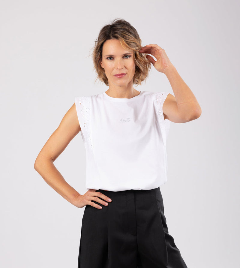 Anekke Anekke white tank top