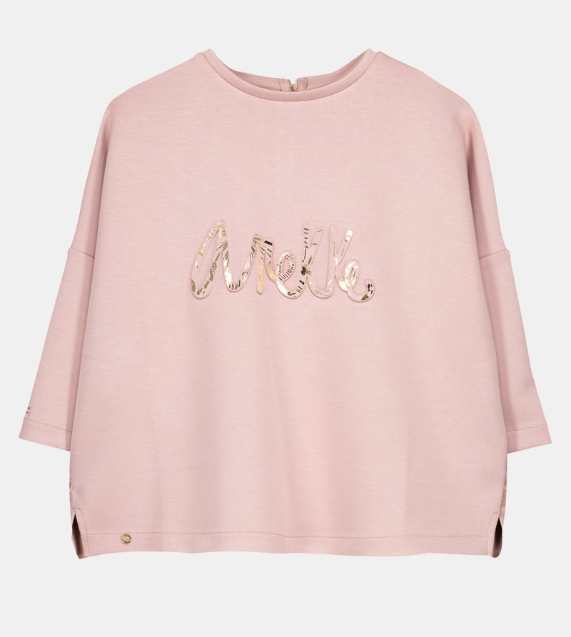 Anekke Beige Logo Sweatshirt